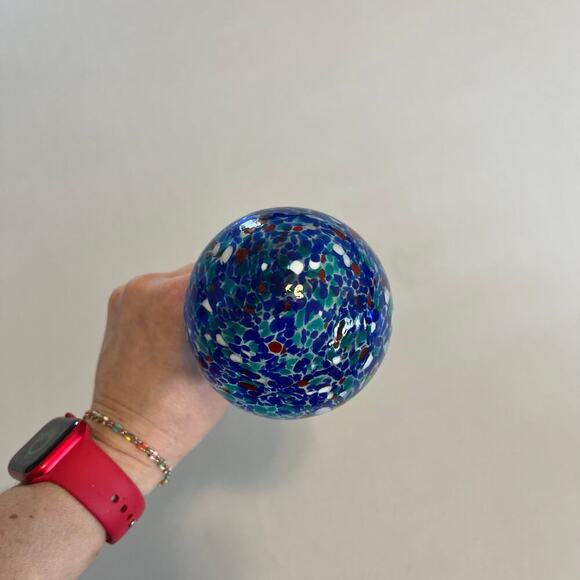 Set of three Aqua Globes Glass Plant Watering Bulbs Blue Green Red - Picture 2 of 10